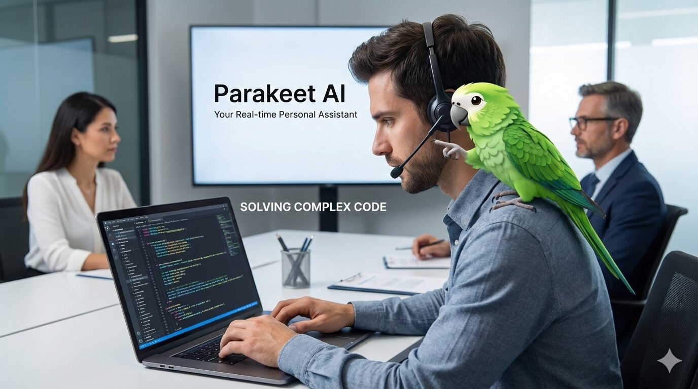 شرح Parakeet AI: هل هو السلاح السري لاجتياز المقابلات البرمجية؟