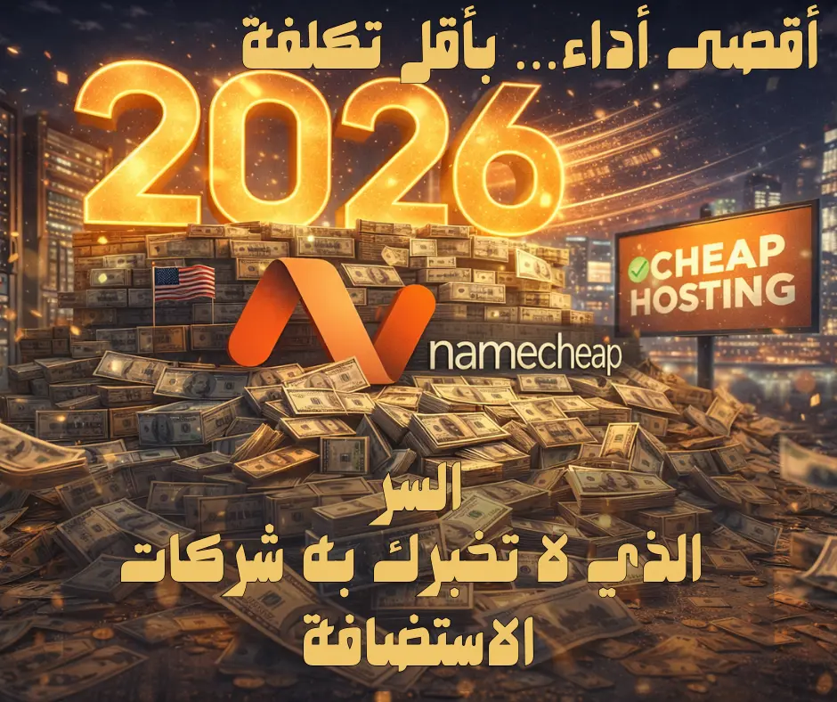 ستضافة رخيصة "تراب الفلوس" بامكانيات عملاقة : لماذا تعد استضافة Namecheap الامريكية الخيار الأذكى في 2026؟